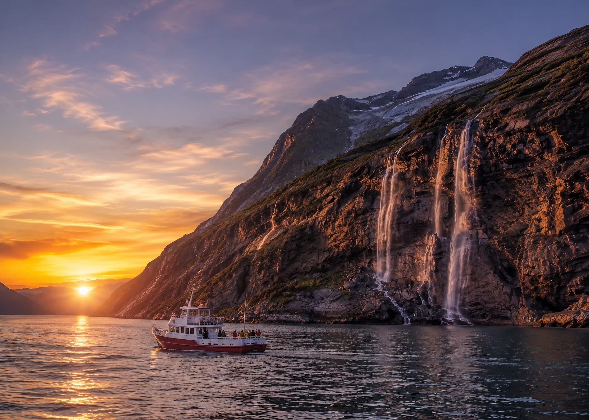 Fjord boat tour in Nuuk, Greenland
